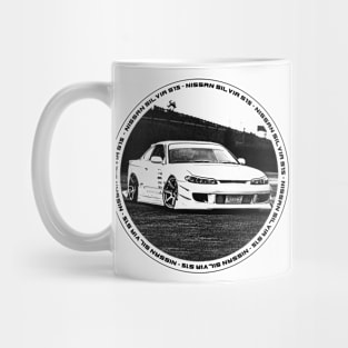 NISSAN SILVIA S15 Black 'N White 4 Mug